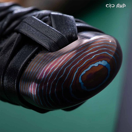 Катана Большая волна ручной работы № 39205 - от мастеров Златоуста