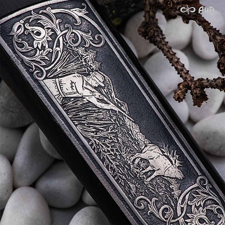  Нож Арсенальный люкс ручной работы № 39202 - мастера Златоуста