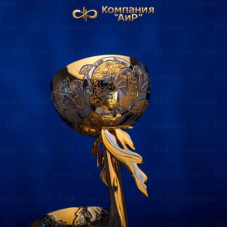  Авторская настольная композиция "Одуваны" № 5190 - мастера Златоуста