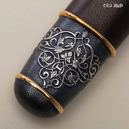  Гарнитур охотничий Великаны леса, с хиршфангером № 39207 - мастера Златоуста