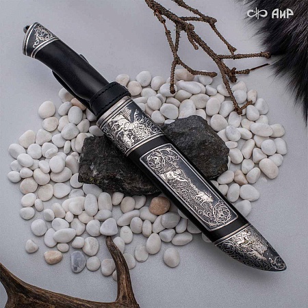  Нож Арсенальный люкс ручной работы № 39202 - мастера Златоуста