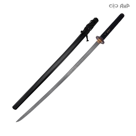 Катана Большая волна ручной работы № 39205 - от мастеров Златоуста