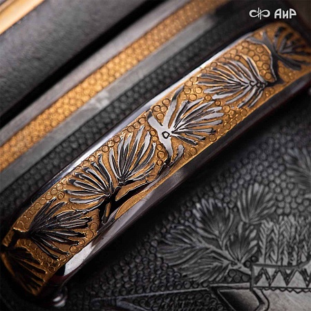  Авторский охотничий кинжал Русский лес № 39185 - мастера Златоуста
