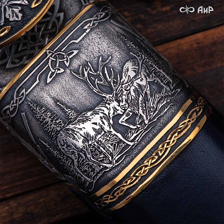  Гарнитур охотничий Царская охота № 39191 - мастера Златоуста