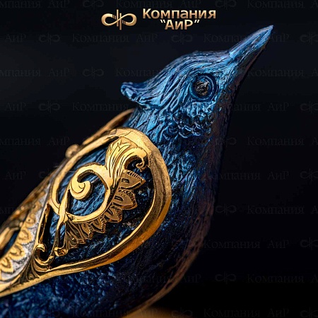 Авторская композиция Синяя птица № 36187 - мастера Златоуста