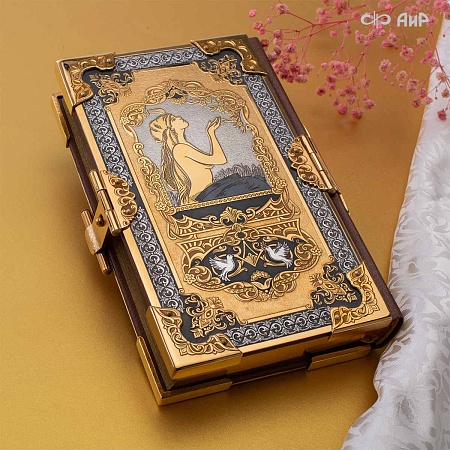 Книга в окладе ручной работы Омар Хайям. Рубаи № 39387 - мастера Златоуста