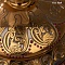  Подсвечник из яшмы Золотой камертон ручной работы № 0028-2 - мастера Златоуста