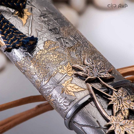  Авторский танто Кленовый сад № 39270 - мастера Златоуста