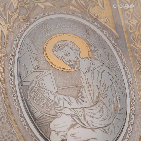 Святое Евангелие Престольное в окладе (ручная работа) № 37961 - мастера Златоуста