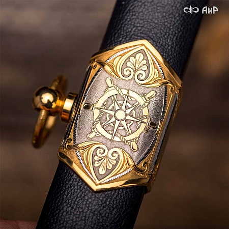 Кортик Адмиральский ручной работы № 36646 - сделано в Златоусте