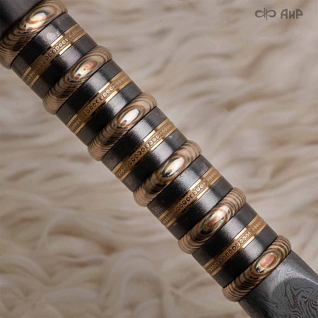 Черноморский ятаган Лаз-Бичак ручной работы № 36689 - от мастеров Златоуста