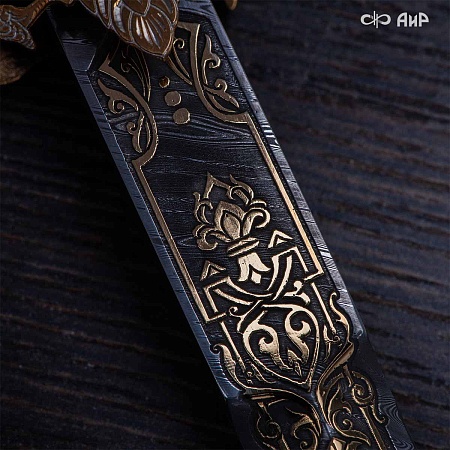  Кортик "Генеральский" ручной работы № 38355 - сделано в Златоусте