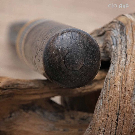 Авторский нож "Сигара COHIBA" из дамасской стали ZDI-1016 (стабилизированный ореховый кап) - мастера Златоуста