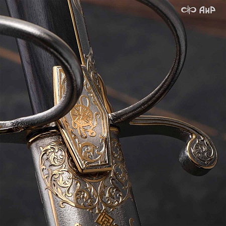 Авторский морской палаш Флотилия № 37196 - мастера Златоуста