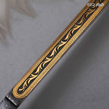 Черноморский ятаган Лаз-Бичак ручной работы № 36918 - от мастеров Златоуста