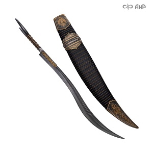  Черноморский ятаган Лаз-Бичак ручной работы № 39244 - от мастеров Златоуста