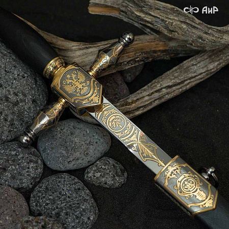 Кортик Адмиральский ручной работы № 35188. Сделано мастерами-оружейниками Златоуста