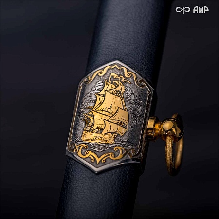 Кортик Адмиральский ручной работы № 36000 - сделано в Златоусте