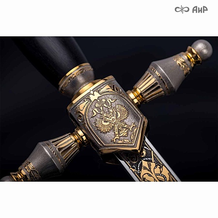 Кортик Адмиральский ручной работы № 36572 - сделано в Златоусте