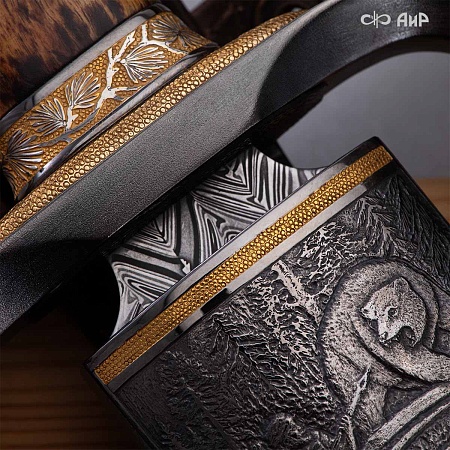  Авторский охотничий кинжал Русский лес № 39243 - мастера Златоуста