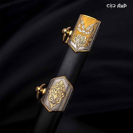 Кортик Адмиральский ручной работы № 36572 - сделано в Златоусте