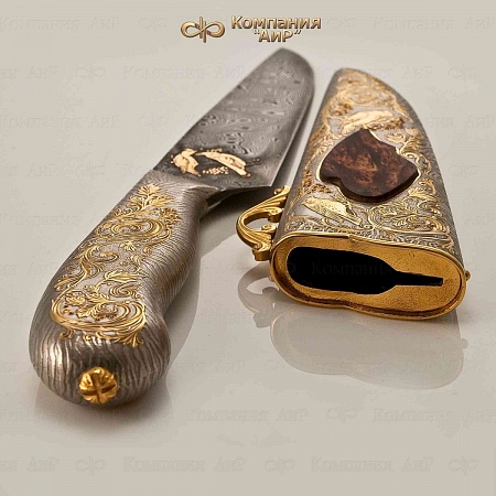  Нож "Калина красная" ручной работы № 30171 - мастера Златоуста