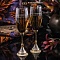 Фужеры для шампанского "Богемская вуаль" ручной работы № 34570 - мастера Златоуста