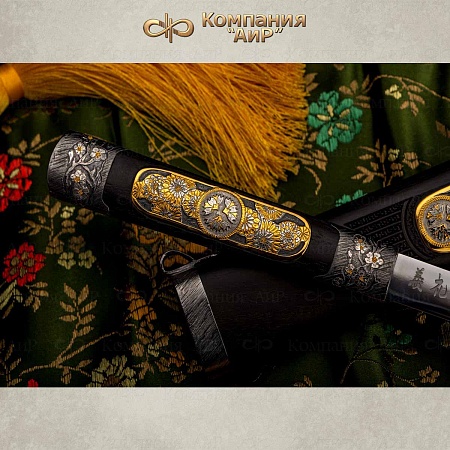 Авторская когатана "Сакура в цвету" № 36044 - мастера Златоуста