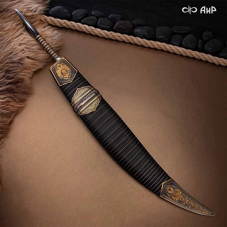  Черноморский ятаган Лаз-Бичак ручной работы № 39244 - от мастеров Златоуста