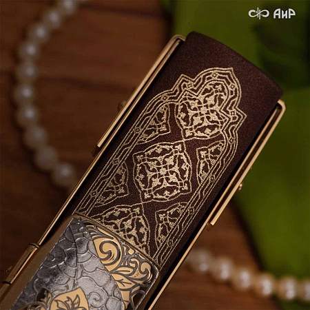 Книга в окладе ручной работы "Омар Хайям" № 37818 - мастера Златоуста