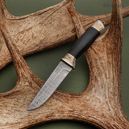 Нож Лиса ручной работы № 37418 - мастера Златоуста