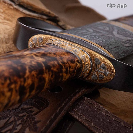 Авторский охотничий кинжал Русский лес № 39243 - мастера Златоуста