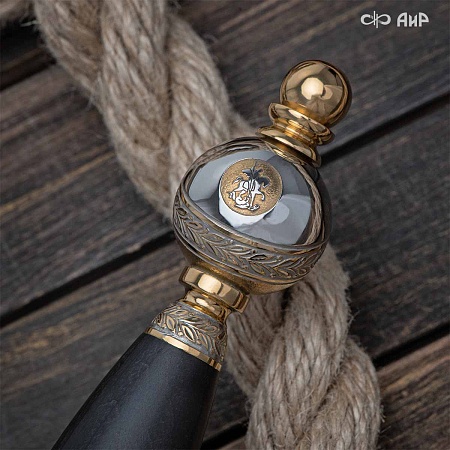 Кортик "Адмиральский" ручной работы № 37897 - сделано в Златоусте