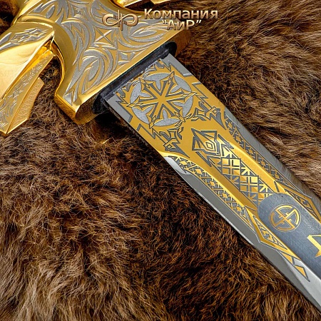 Авторский коллекционный меч "Громовержец" № 35747 - мастера Златоуста