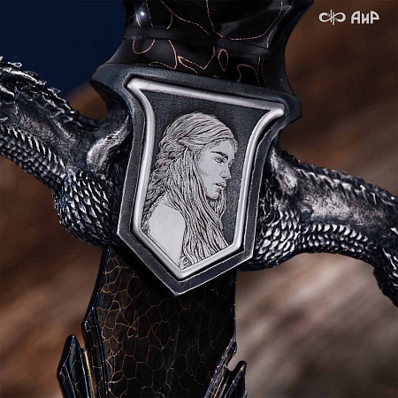  Авторский кинжал Лёд и Пламя № 39223 - мастера Златоуста