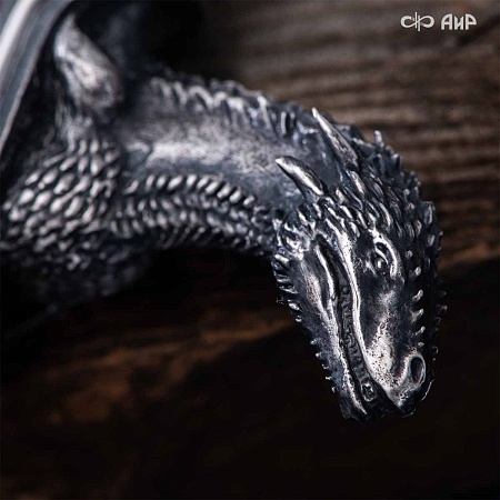  Авторский кинжал Лёд и Пламя № 39223 - мастера Златоуста