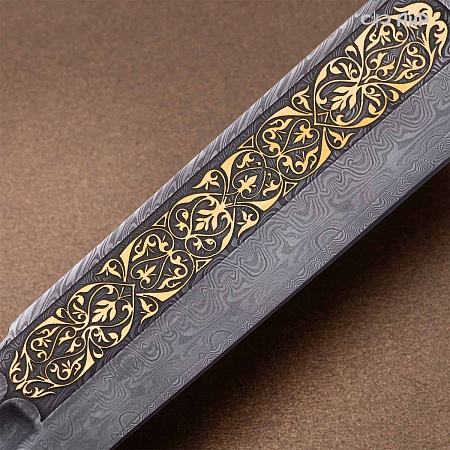  Черноморский ятаган Лаз-Бичак ручной работы № 39244 - от мастеров Златоуста