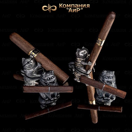Авторская композиция "Пират Джек с сигарой" ZDI-1016 - мастера Златоуста