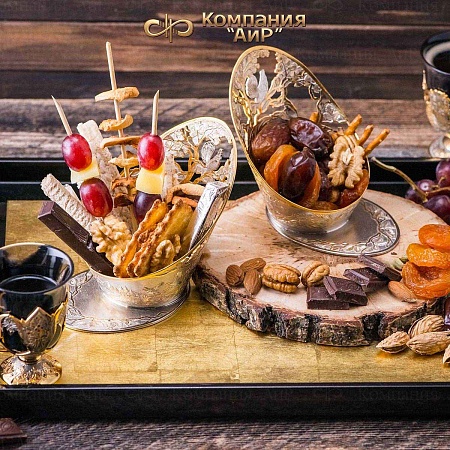 Вазочка для сервировки стола (ручная работа) № 35307 - мастера Златоуста
