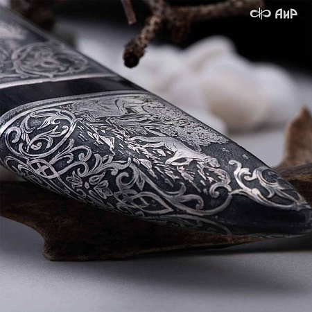  Нож Арсенальный люкс ручной работы № 39202 - мастера Златоуста