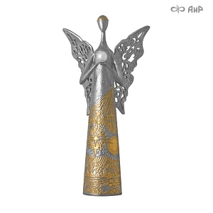 Авторский сувенир Ангел с жемчужиной большой № 35174 - мастера Златоуста