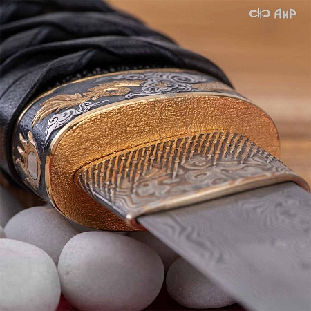  Танто Небесный дракон ручной работы № 39218 - мастера Златоуста