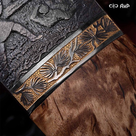  Авторский охотничий кинжал Русский лес № 39185 - мастера Златоуста