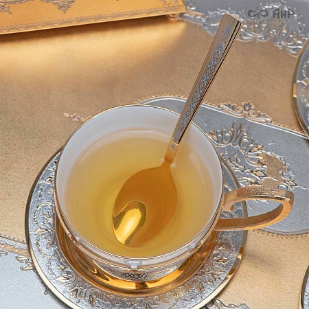 Чайный сервиз Церемония на 6 персон № 37973 - от мастеров Златоуста