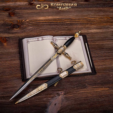 Кортик "Адмиральский" ручной работы № 36457 - сделано в Златоусте