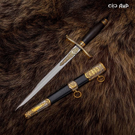 Кортик Офицерский ручной работы № 34474 - от мастеров Златоуста