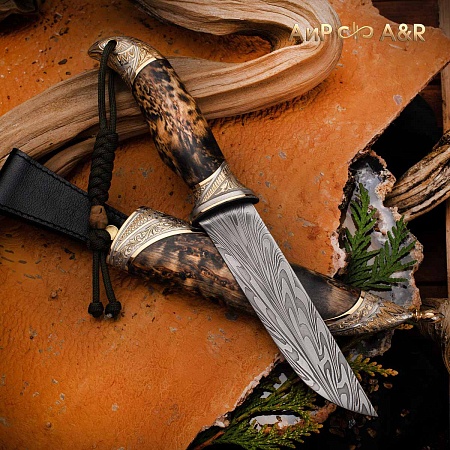 Авторский нож "Сокол" № 37191 - мастера Златоуста