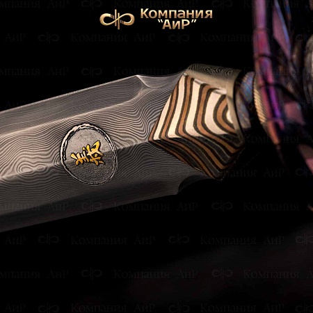 Авторское копье Яри "Бусидо. Ги" (Справедливость) № 36141 - мастера Златоуста