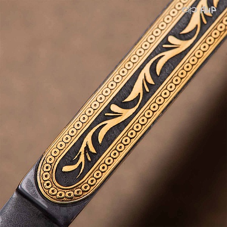  Черноморский ятаган Лаз-Бичак ручной работы № 39244 - от мастеров Златоуста