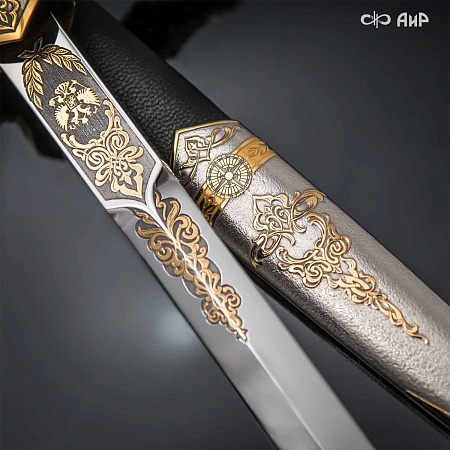 Кортик Адмиральский ручной работы № 33368 - от мастеров Златоуста